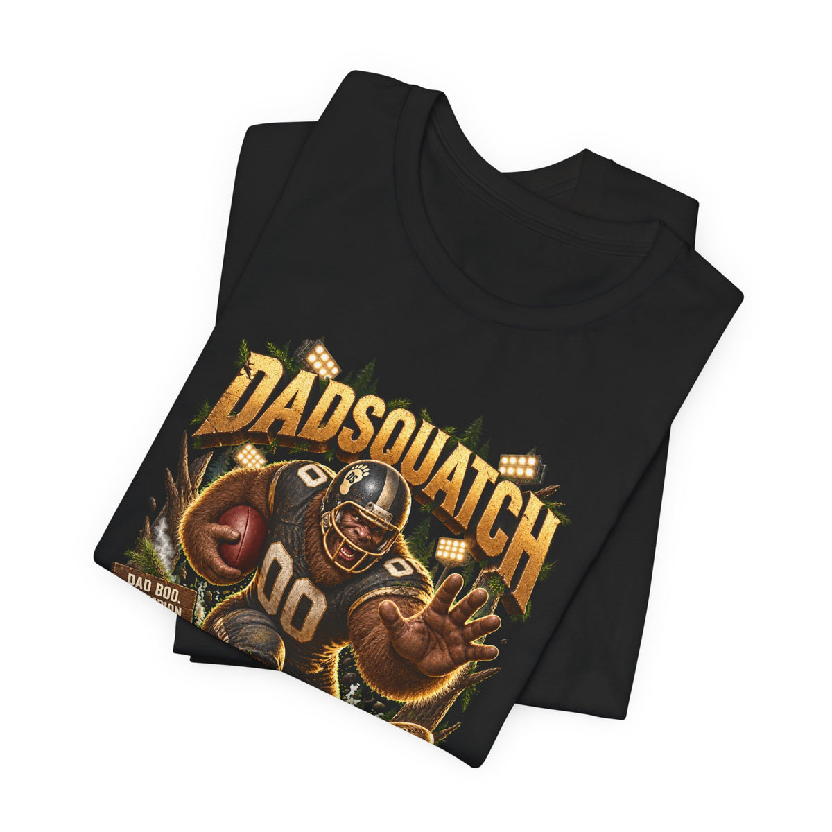 Dadsquatch Team Football Tee