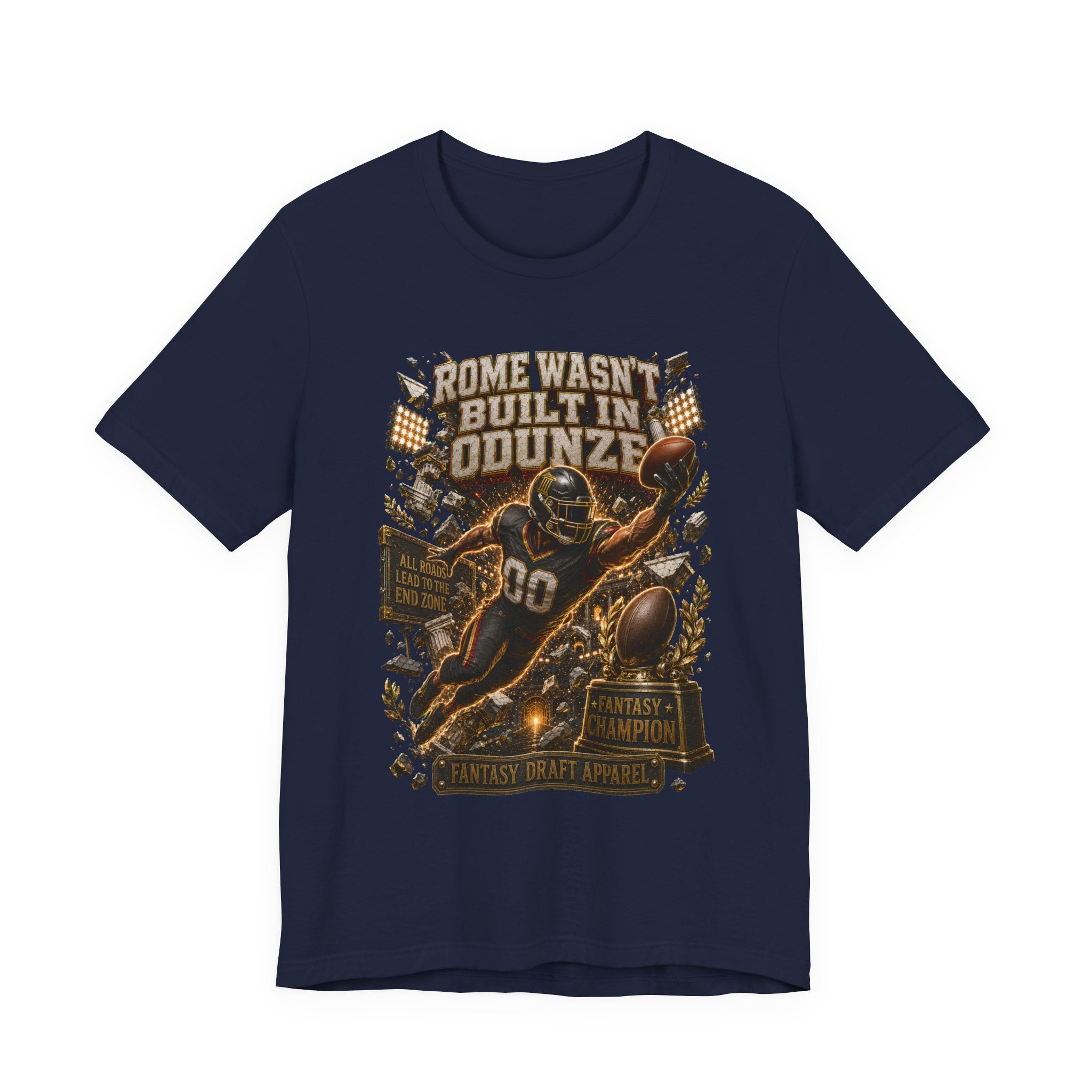 Rome Wasn’t Built in Odunze  Premium Football Tee