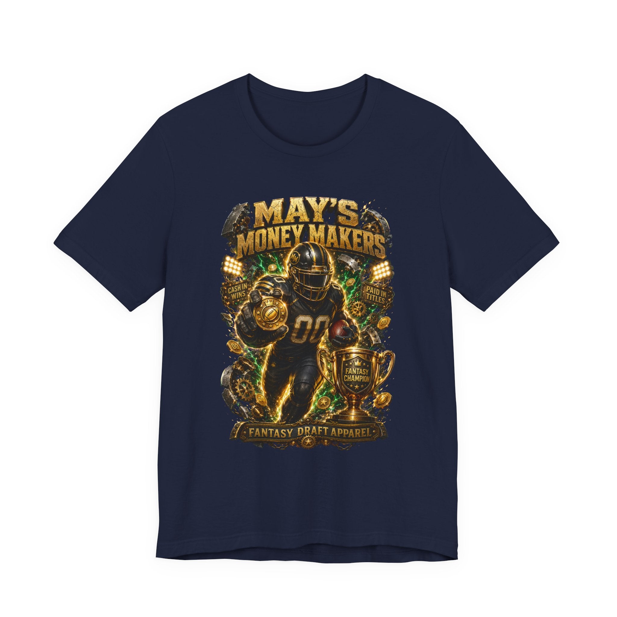 May’s Money Makers  Premium Football Tee