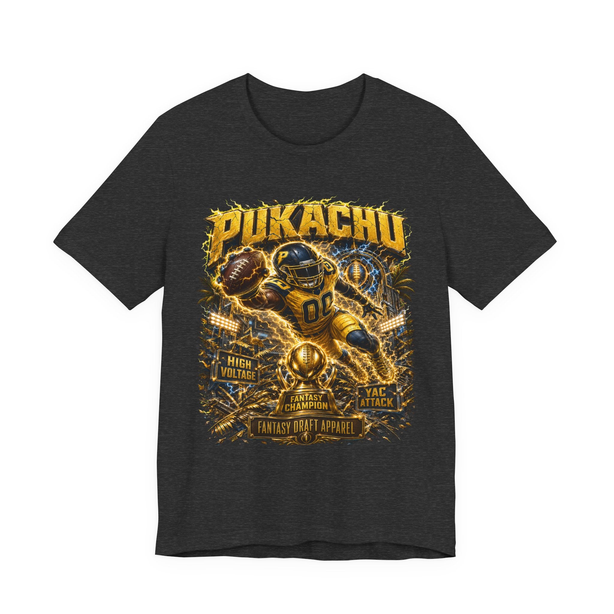 Pukachu Premium Football Tee