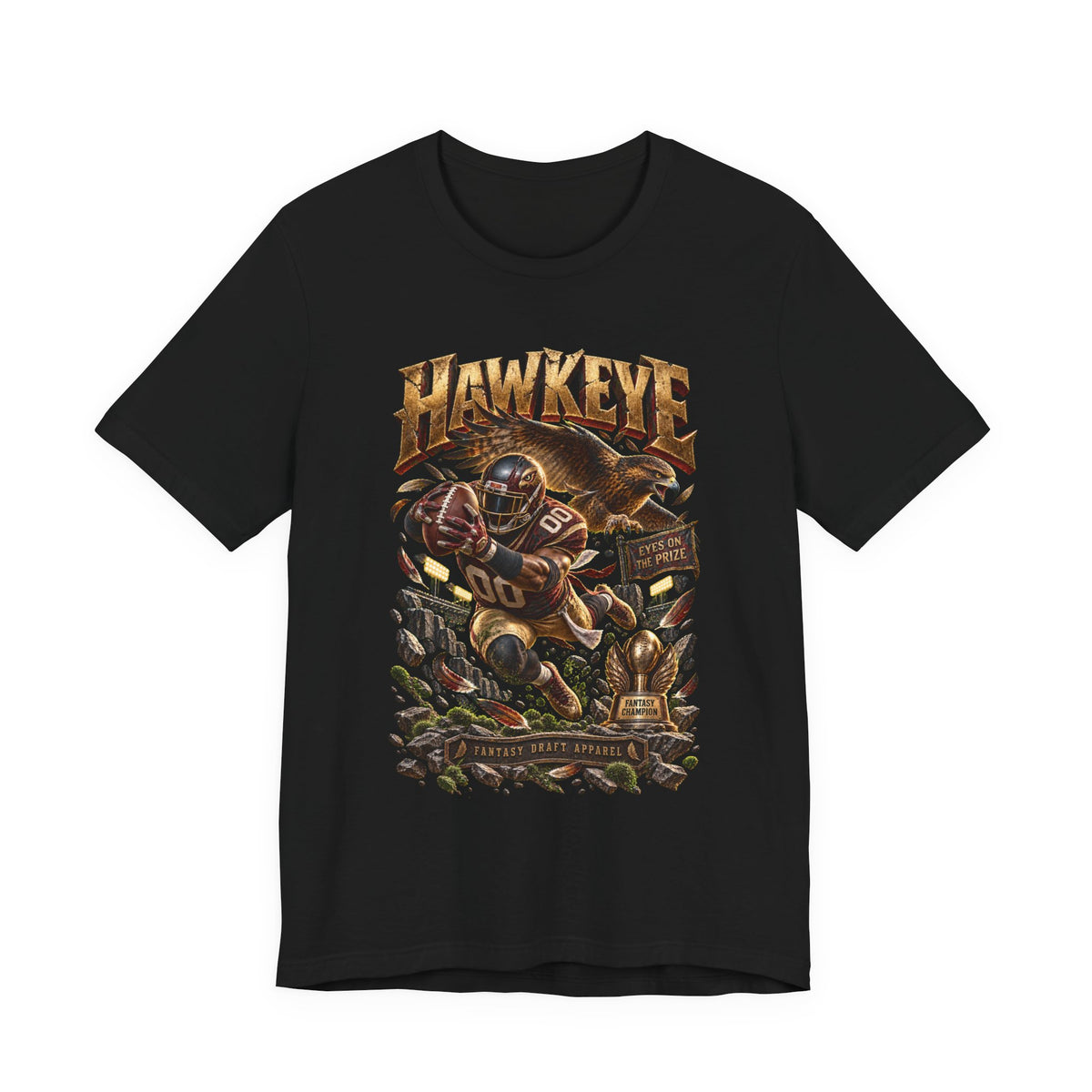 Hawkeye Team Football Tee
