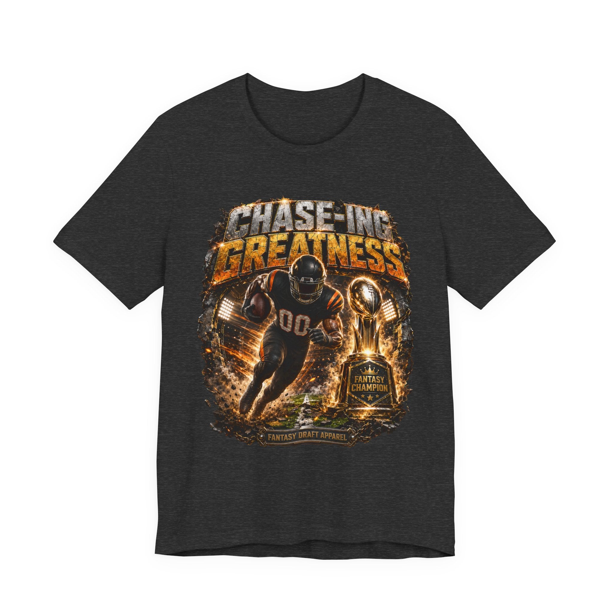 Chase-ing Greatness Premium Football Tee