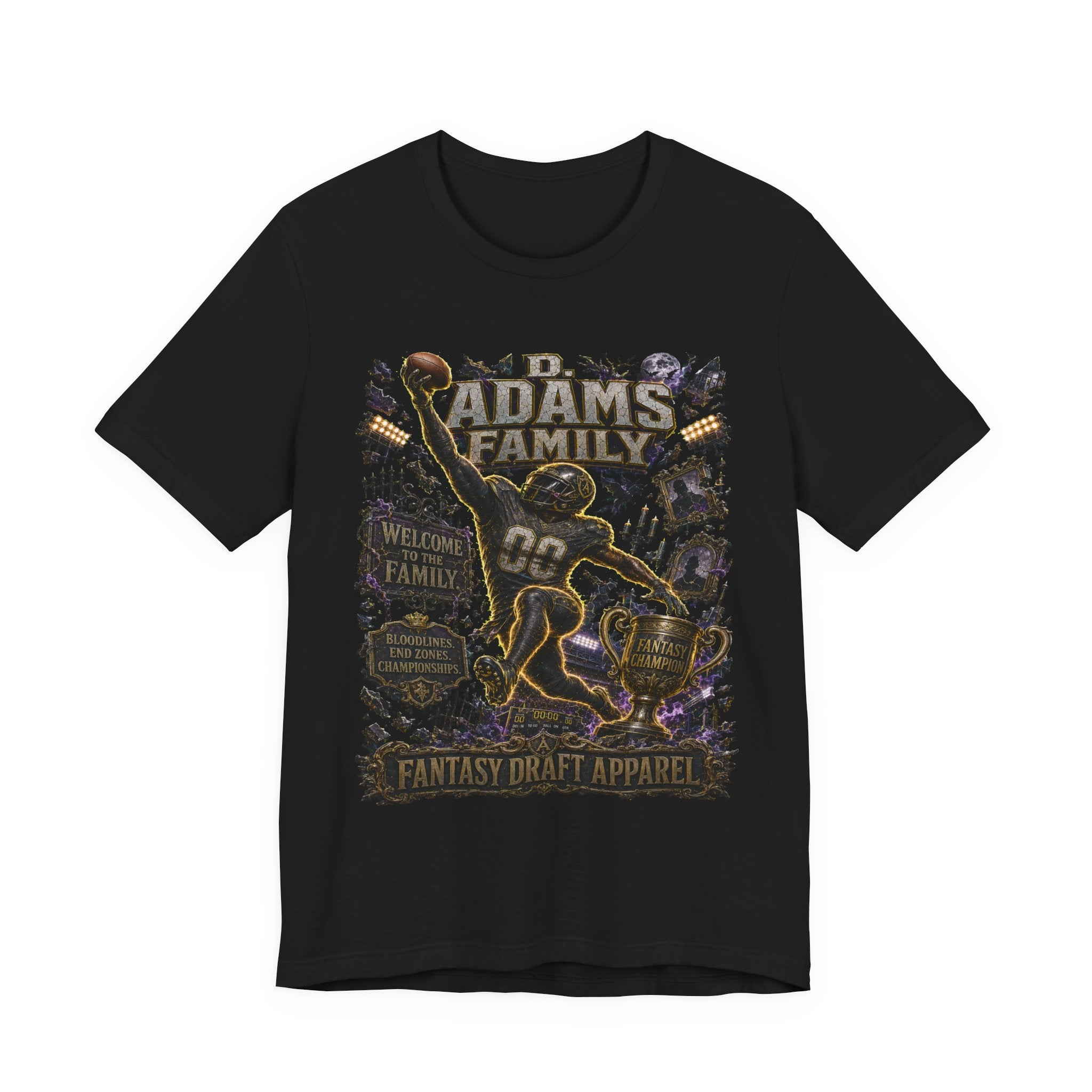D. Adams Family Premium Football Tee