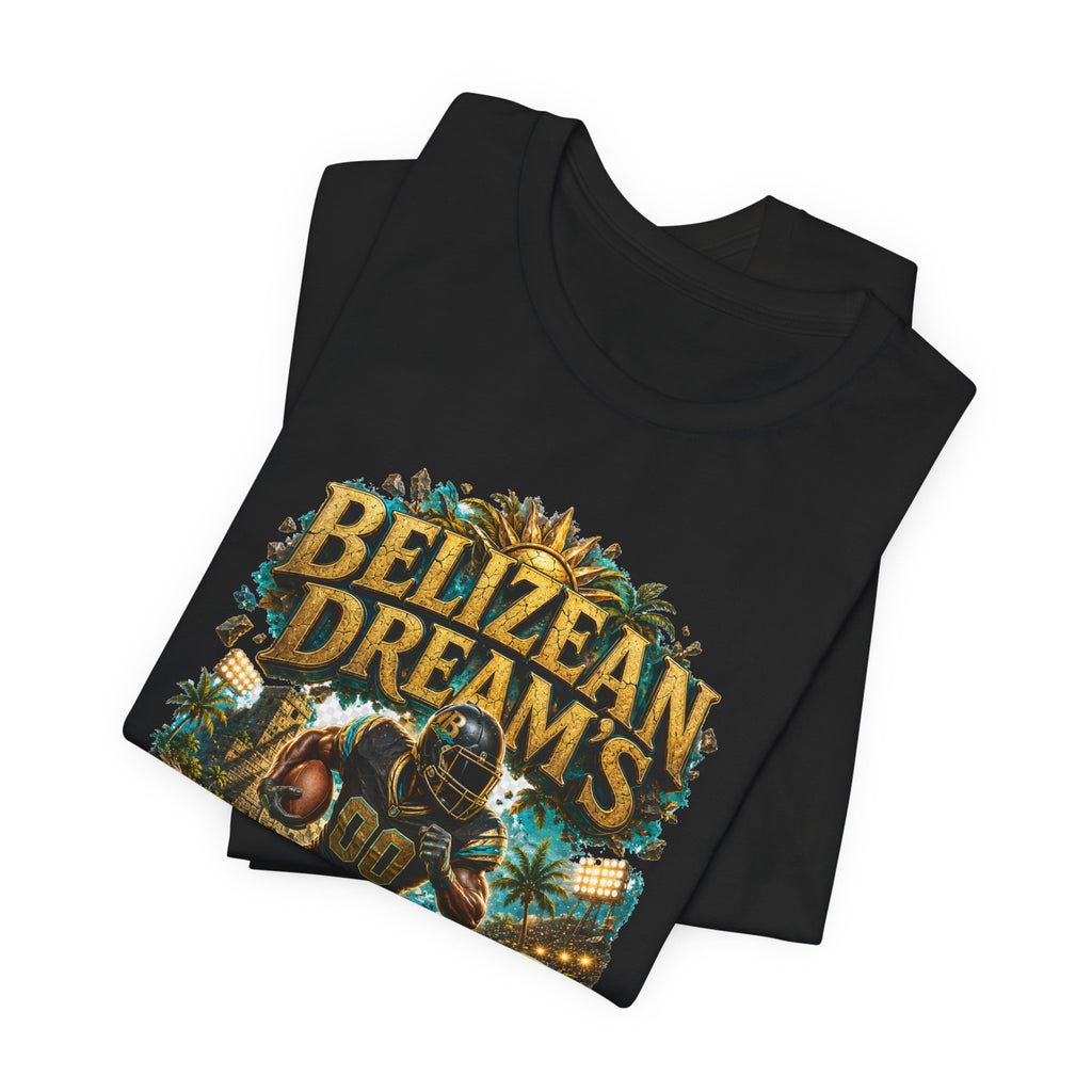 Belizean Dreams Team Football Tee