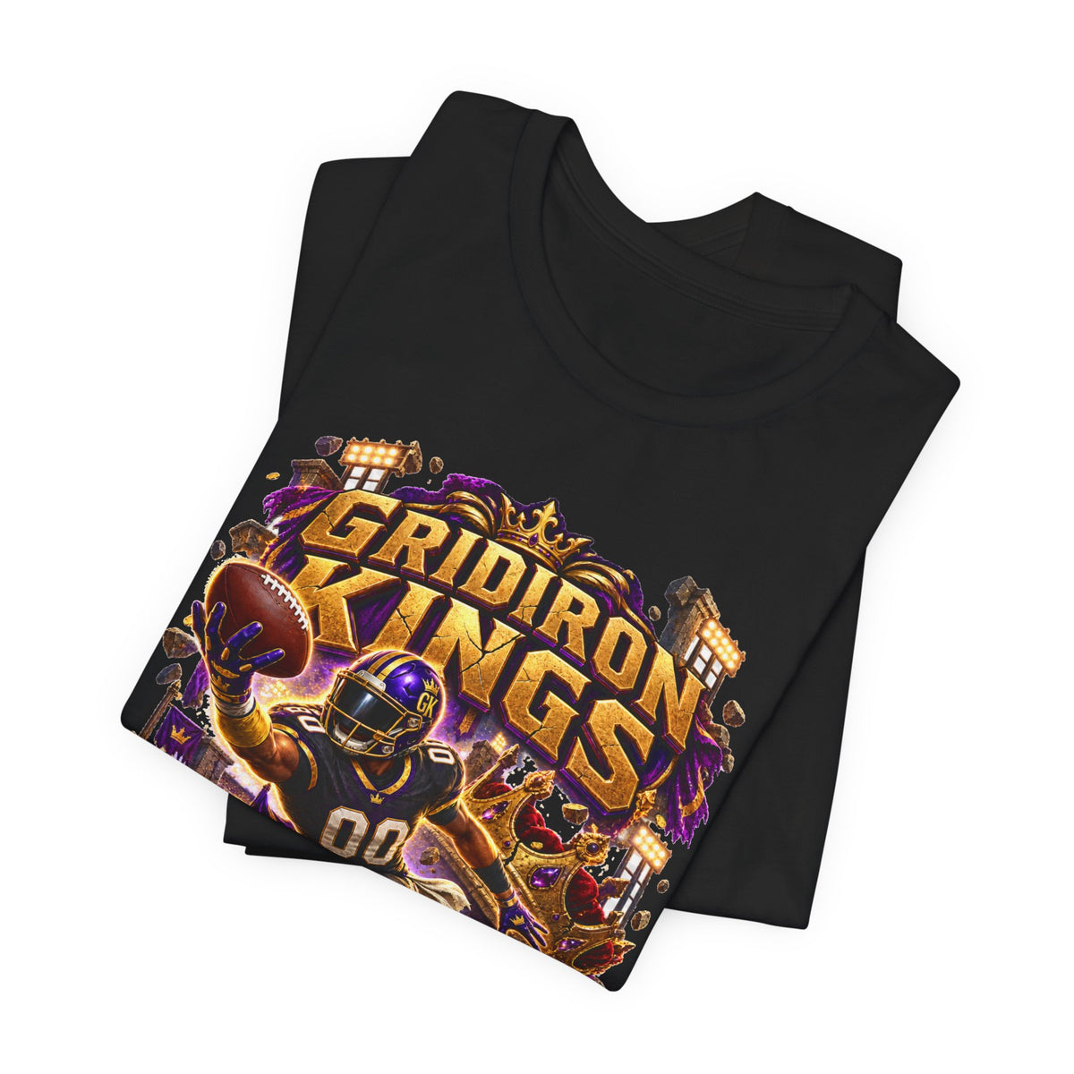 Gridiron Kings Team Football Tee